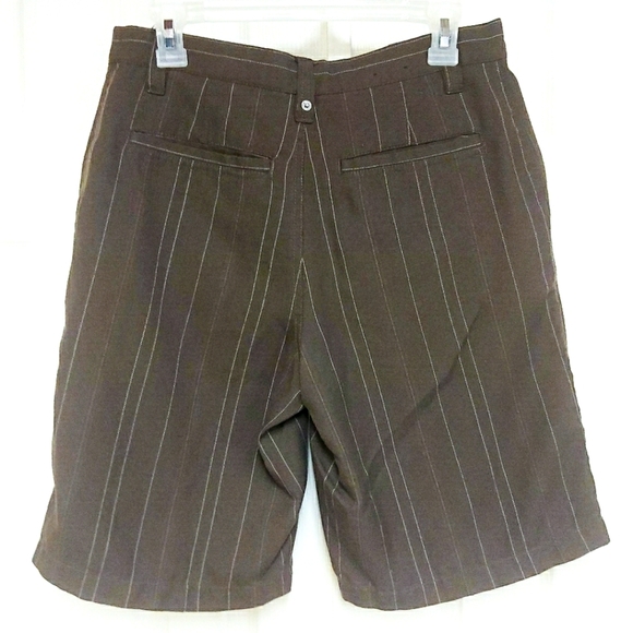 Men's Pinstriped Shorts - Picture 2 of 3